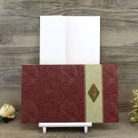 Business Invitation Customized Foil Printing Simple Style Wedding  Card Wholesale